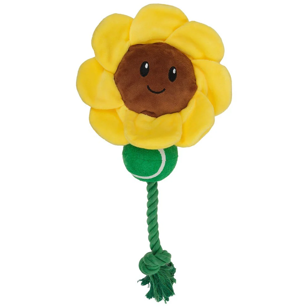 Lexi & Me Sunflower Rope & Ball Dog Toy - Image 4
