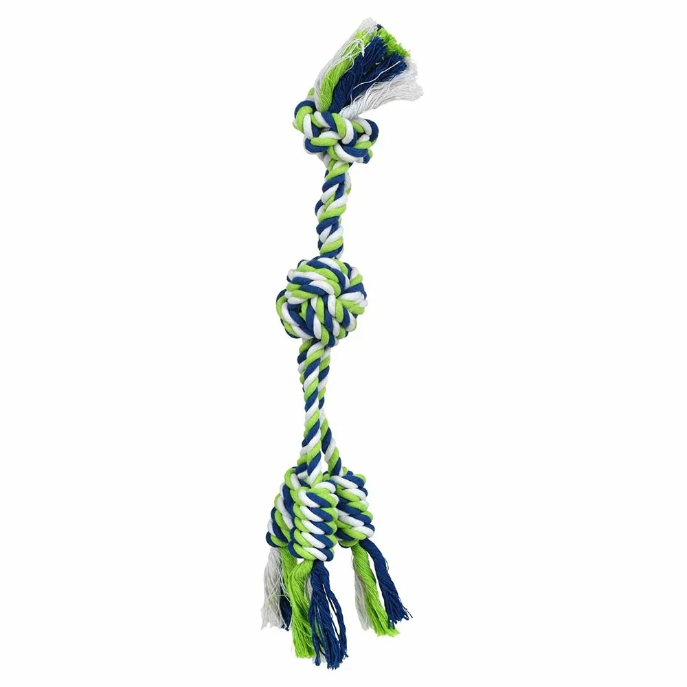Lexi &Me Triple Knot Rope Tug Dog Toy - Image 2