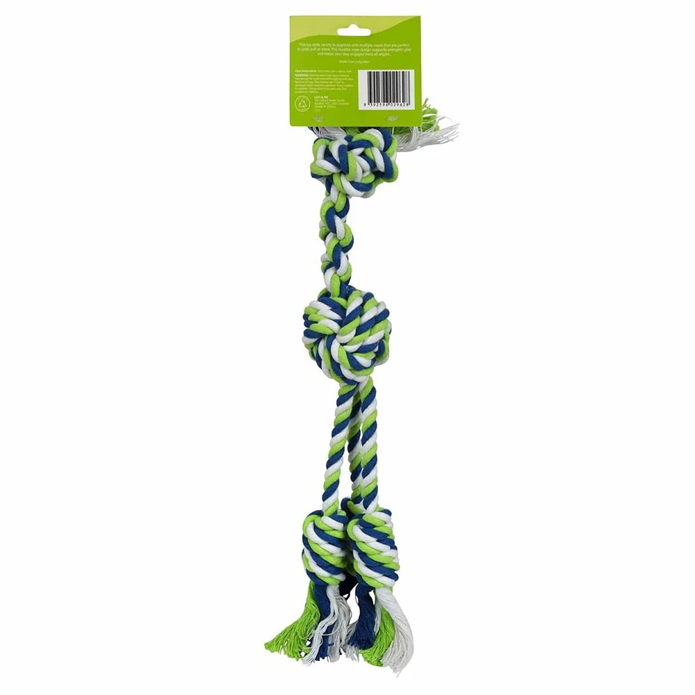 Lexi &Me Triple Knot Rope Tug Dog Toy - Image 5