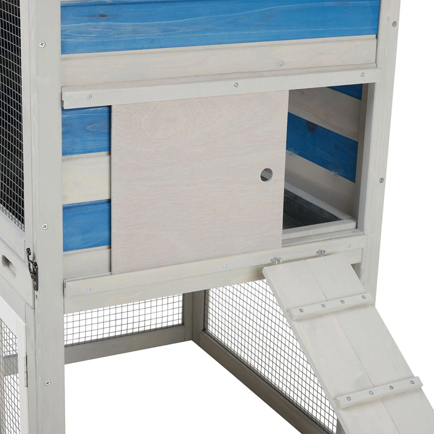 Lexi & Me Two Storey Outdoor Hutch Grey - Image 16
