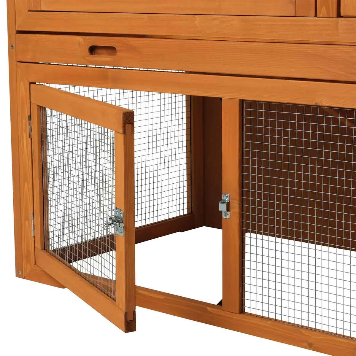Lexi & Me Two Storey Outdoor Hutch Natural - Image 6