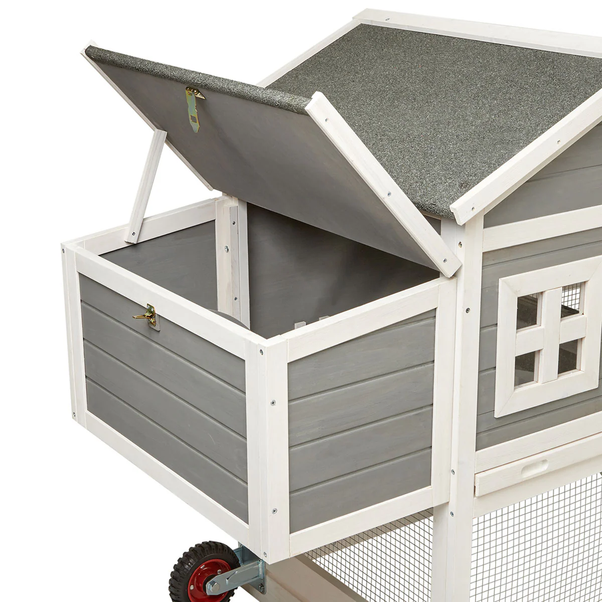 Lexi & Me Two Storey Portable Outdoor Chicken Coop - Image 13
