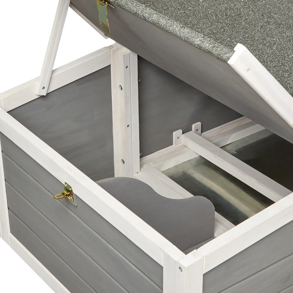 Lexi & Me Two Storey Portable Outdoor Chicken Coop - Image 15