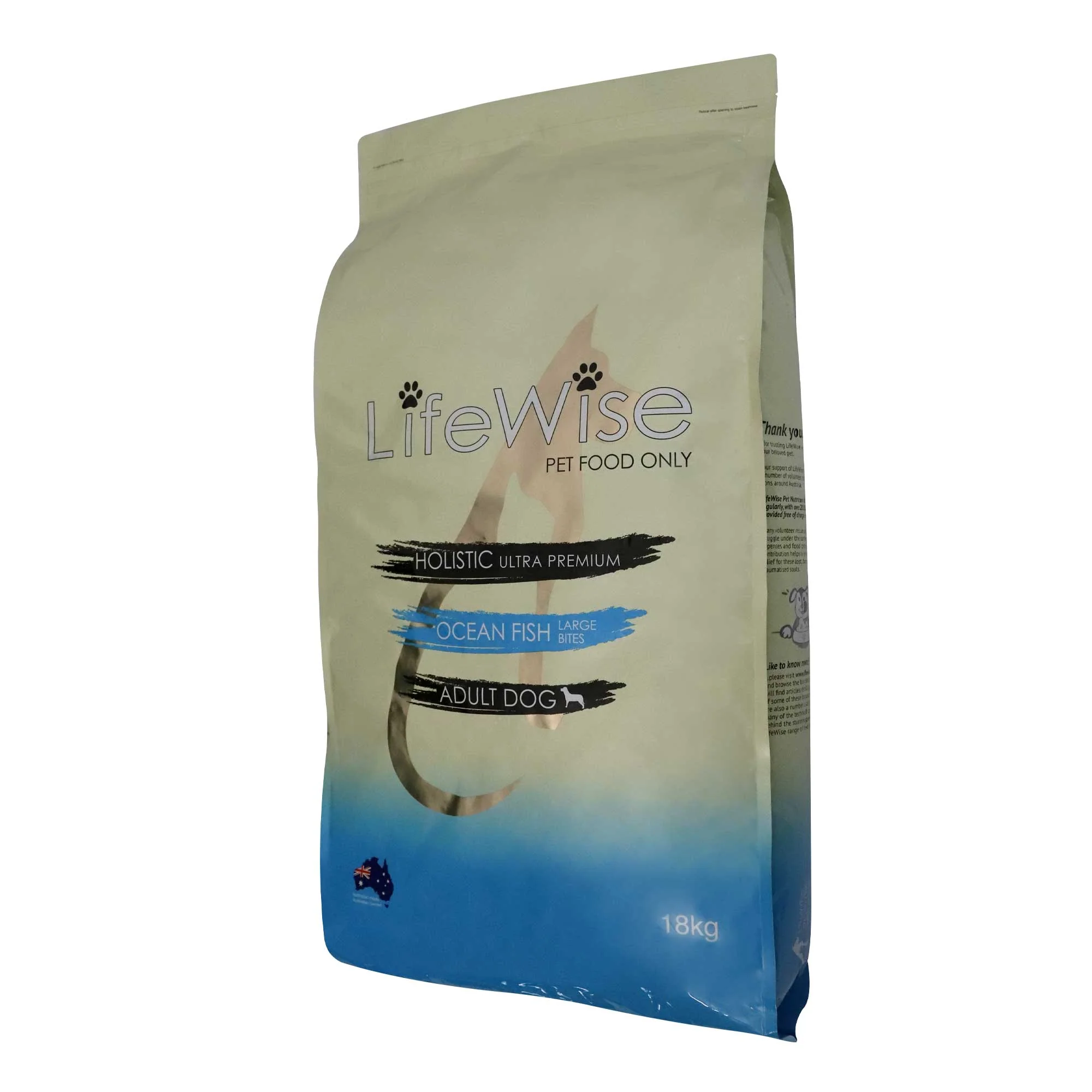 LifeWise Ocean Fish Rice & Vegetables Large Bites Dry Dog Food - Image 3