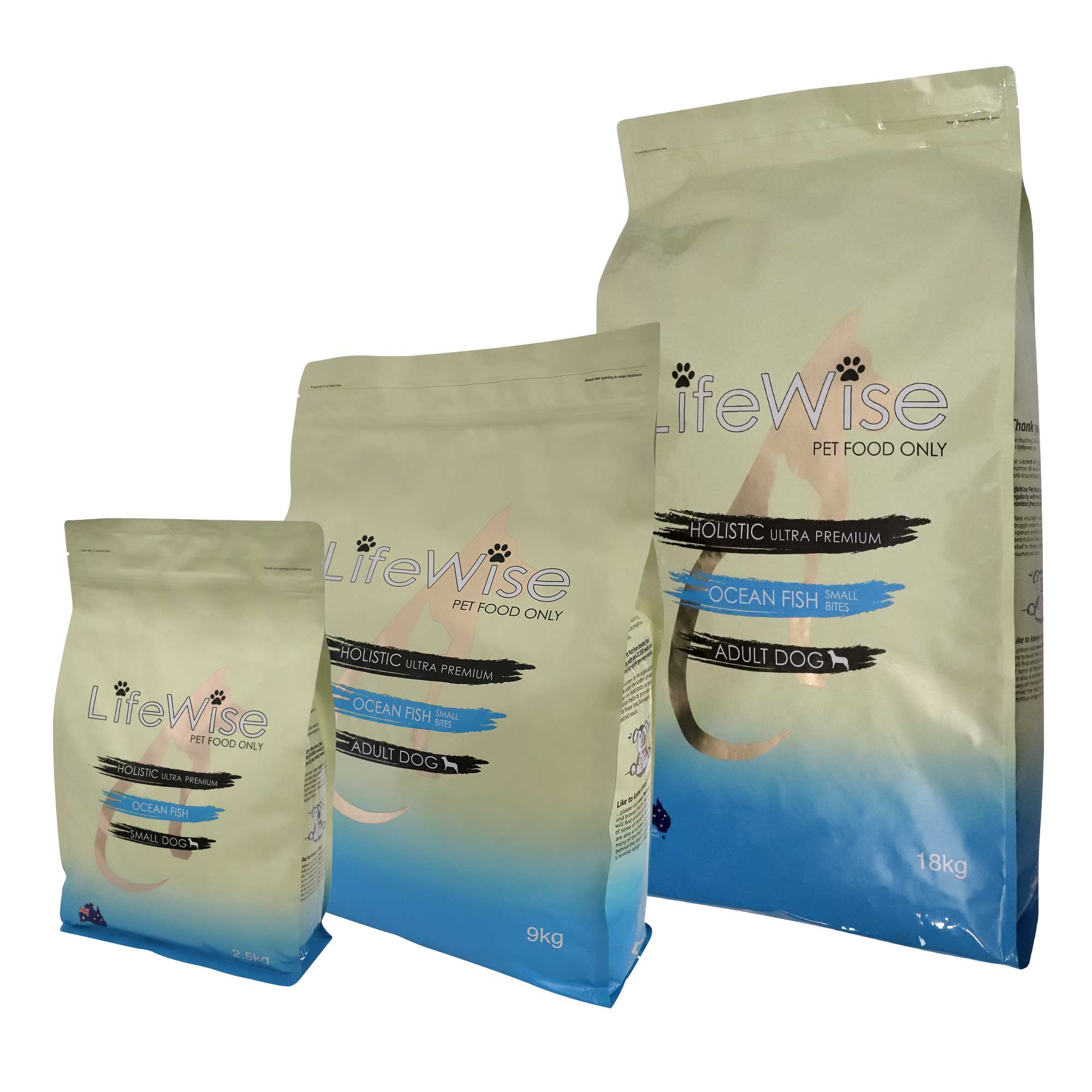 LifeWise Ocean Fish Rice & Vegetables Small Bites Dry Dog Food - Image 10
