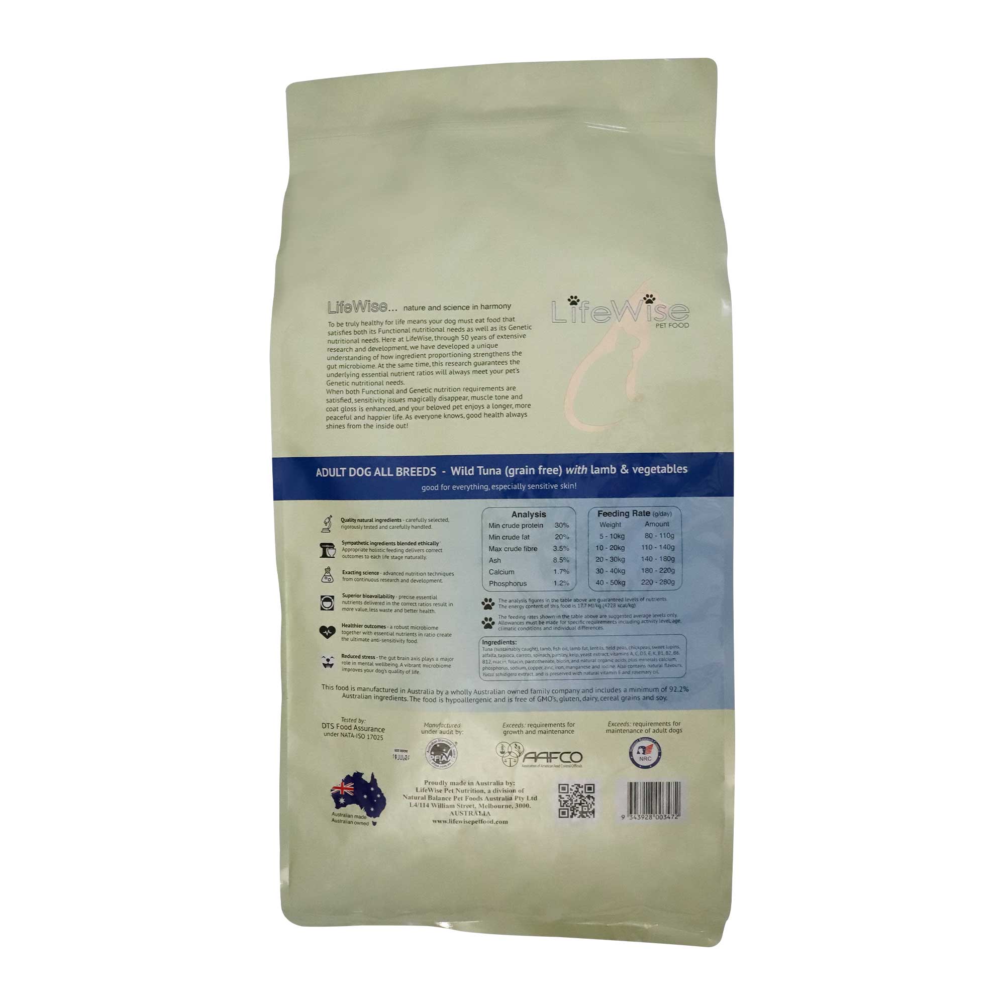 LifeWise Wild Tuna & Vegetables Grain Free Dry Dog Food - Image 13