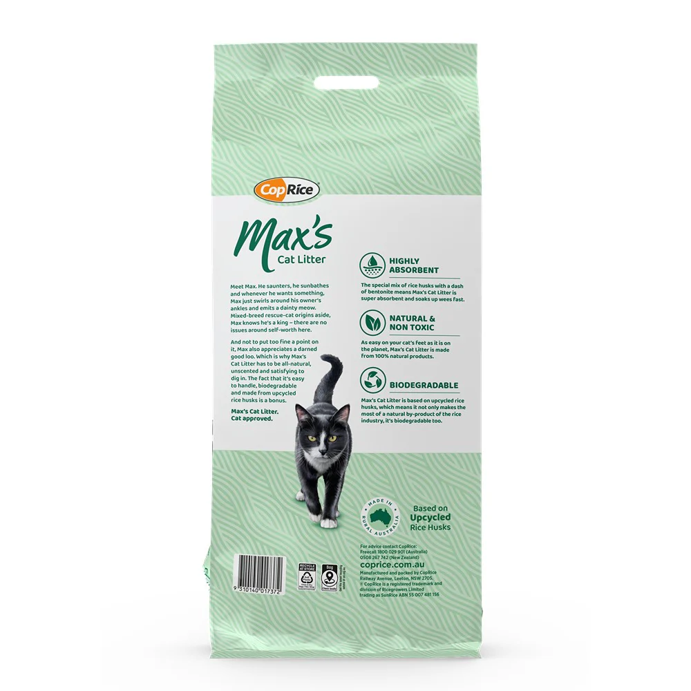 Max's All Natural Cat Litter 12.5kg - Image 2