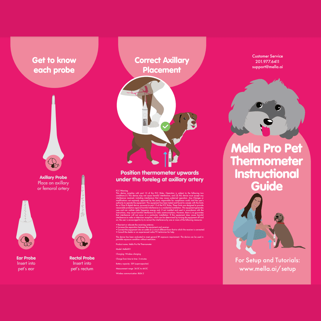Mella Home Smart Pet Thermometer - Image 3
