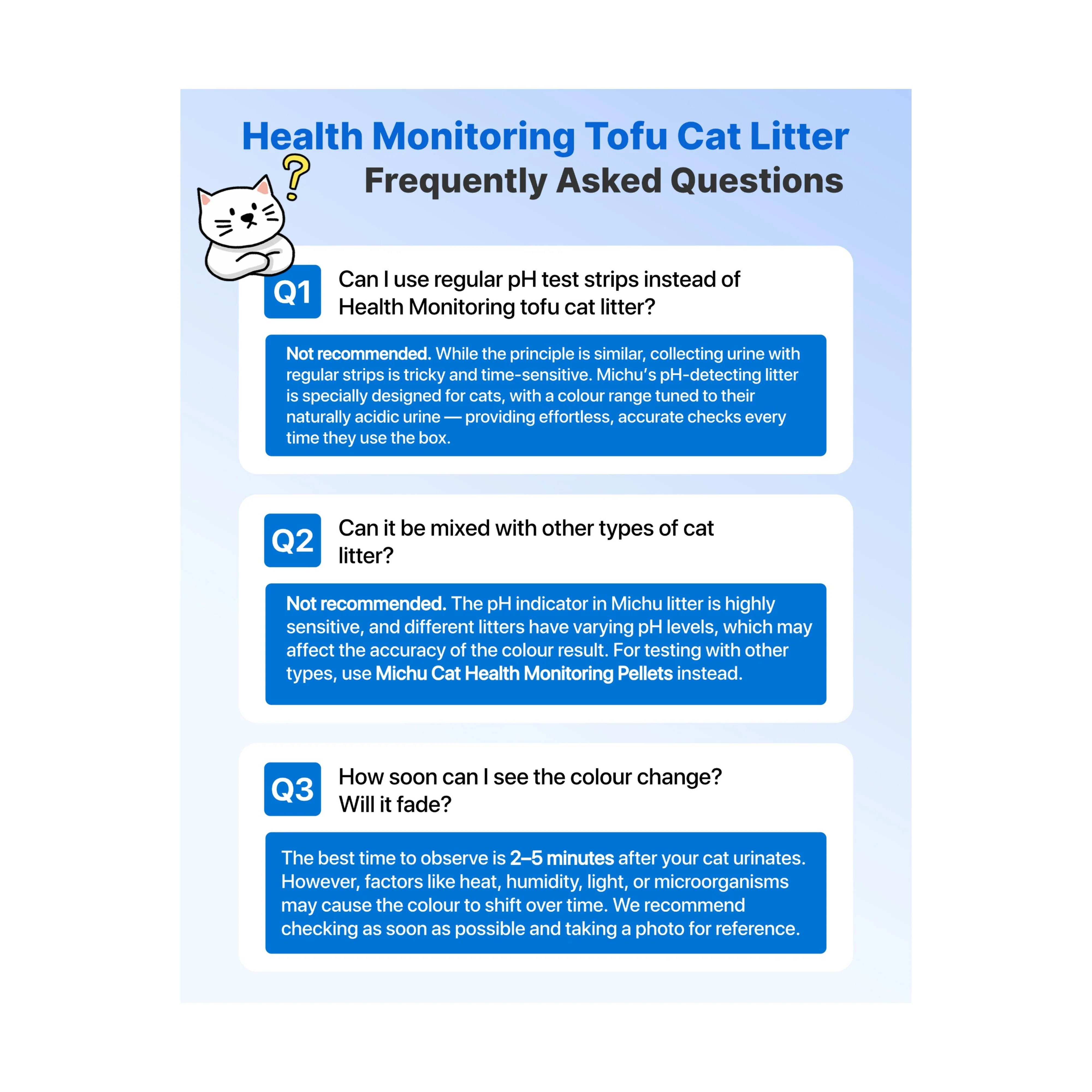 Michu Health Monitoring Tofu Cat Litter - Image 11