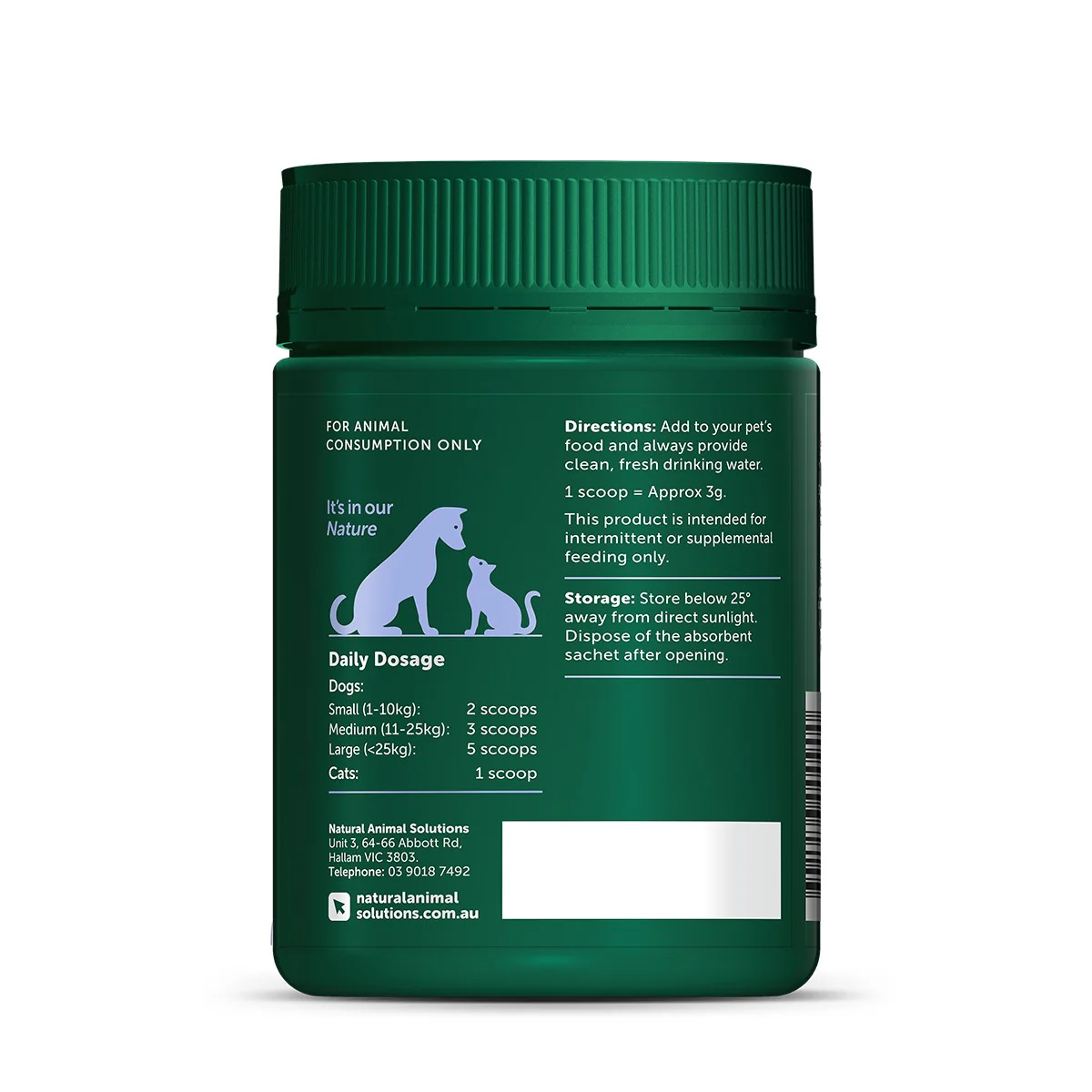NAS Calm & Relax for Dogs & Cats 120g - Image 2
