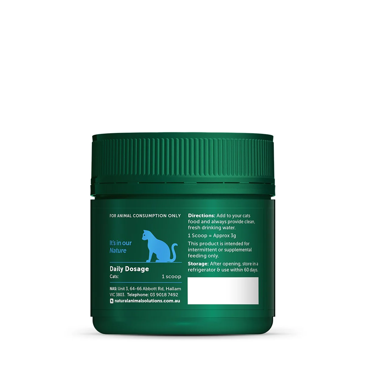 NAS Gut Balance Probiotic for Cats 80g - Image 2