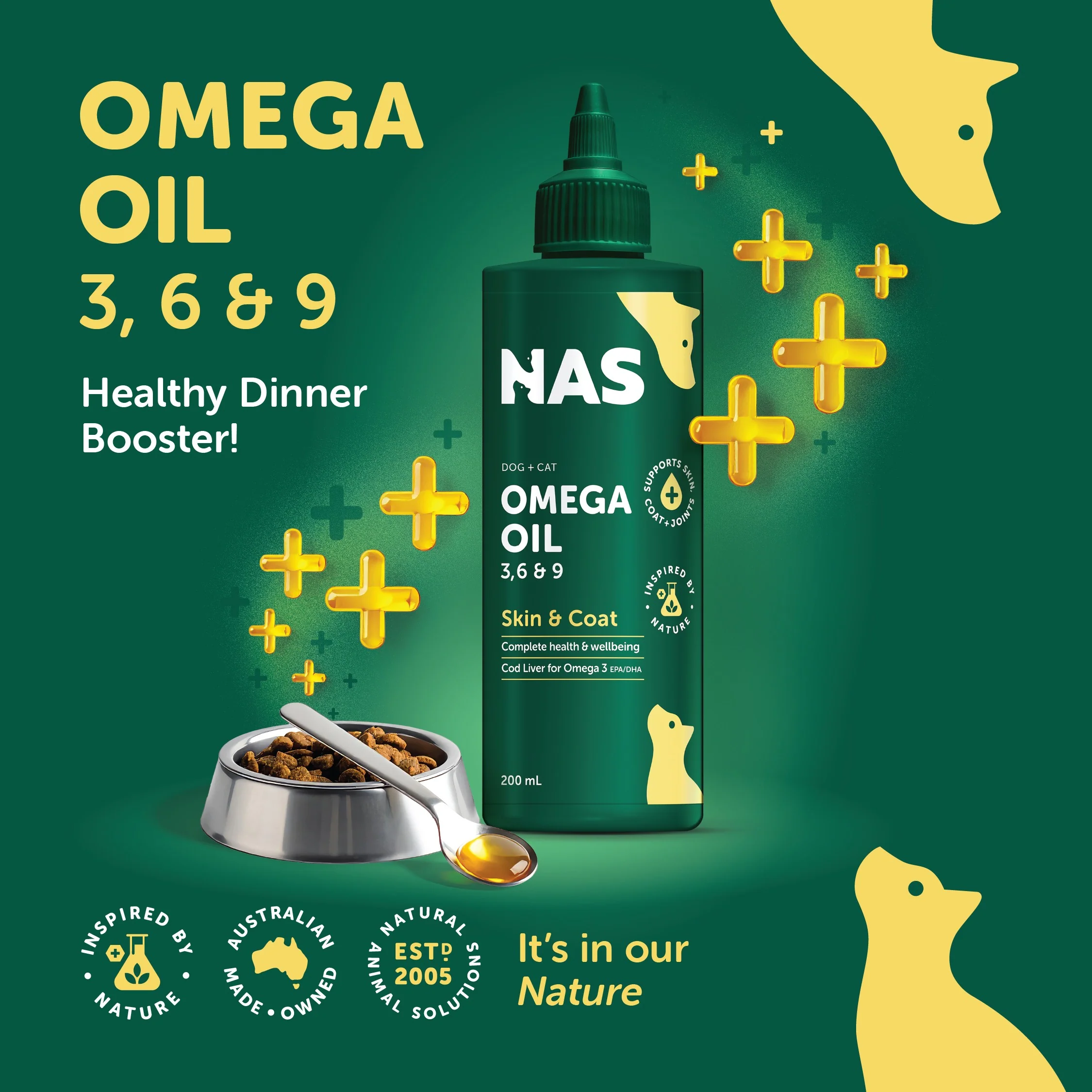 Natural Animal Solutions Omega Oil 3 6 & 9 Supplement for Dogs & Horses - Image 13