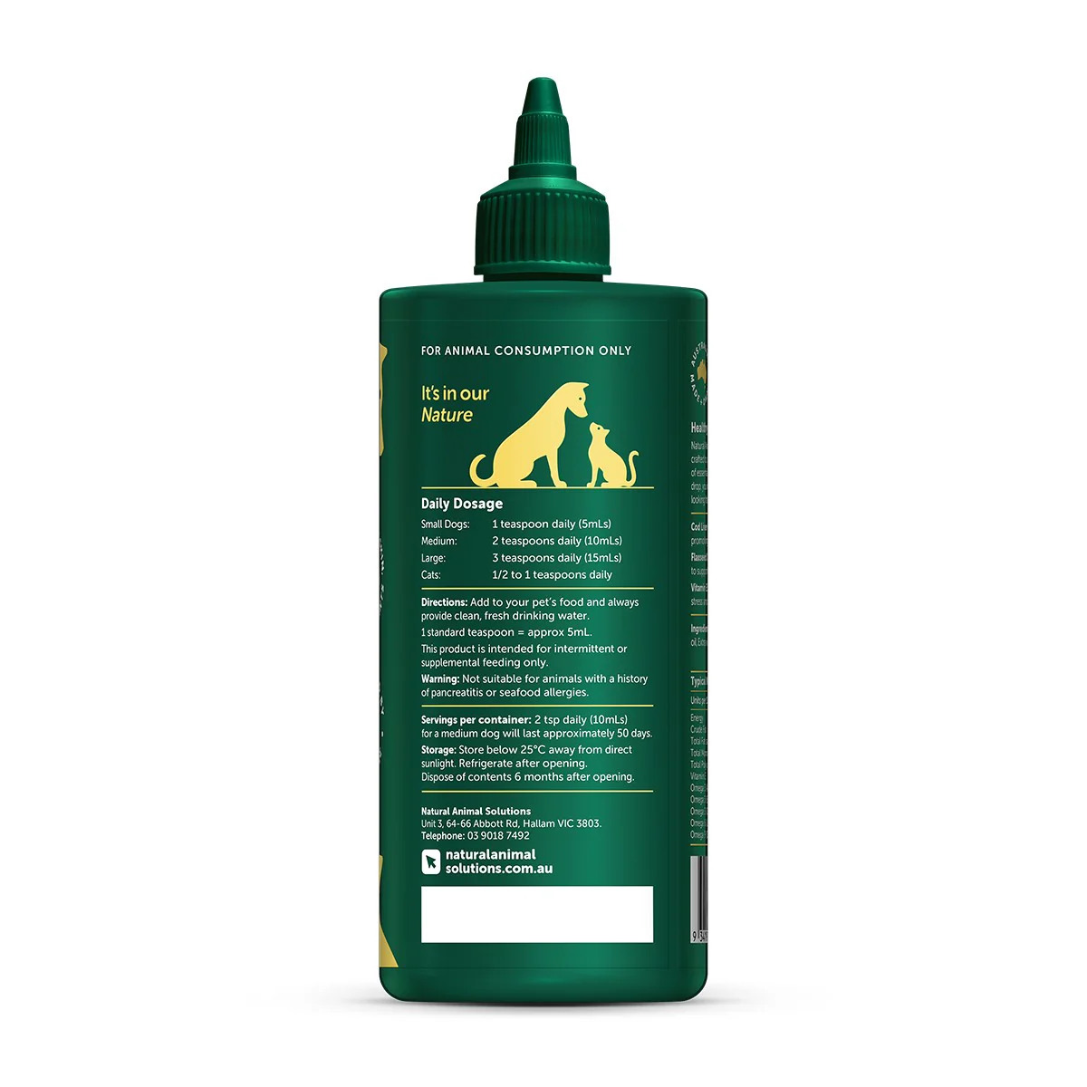 Natural Animal Solutions Omega Oil 3 6 & 9 Supplement for Dogs & Horses - Image 7