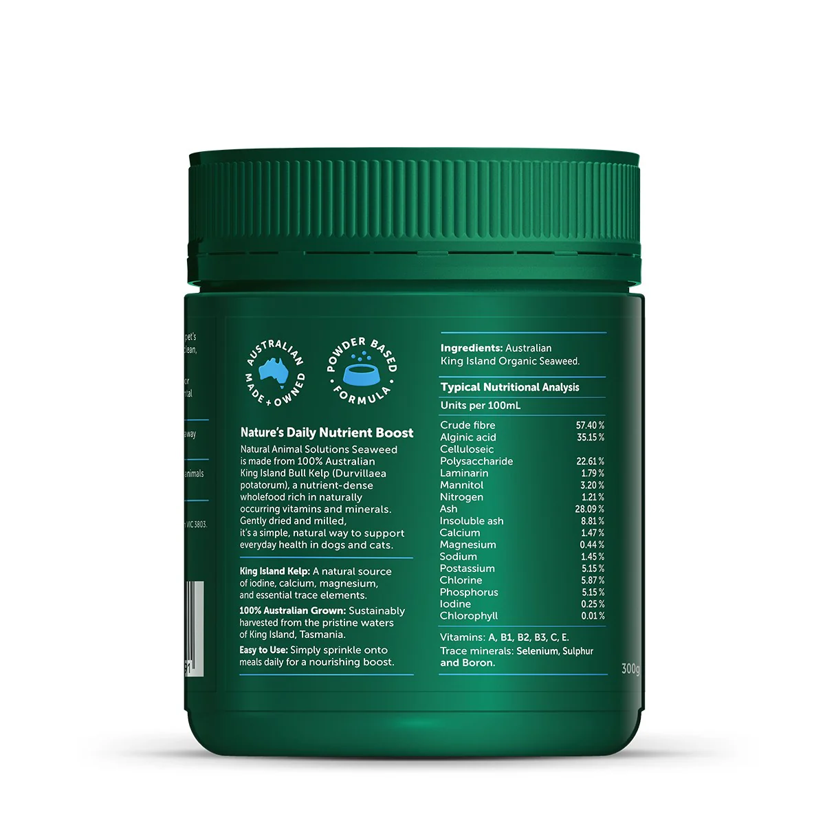 Natural Animal Solutions Organic Seaweed 300g - Image 3