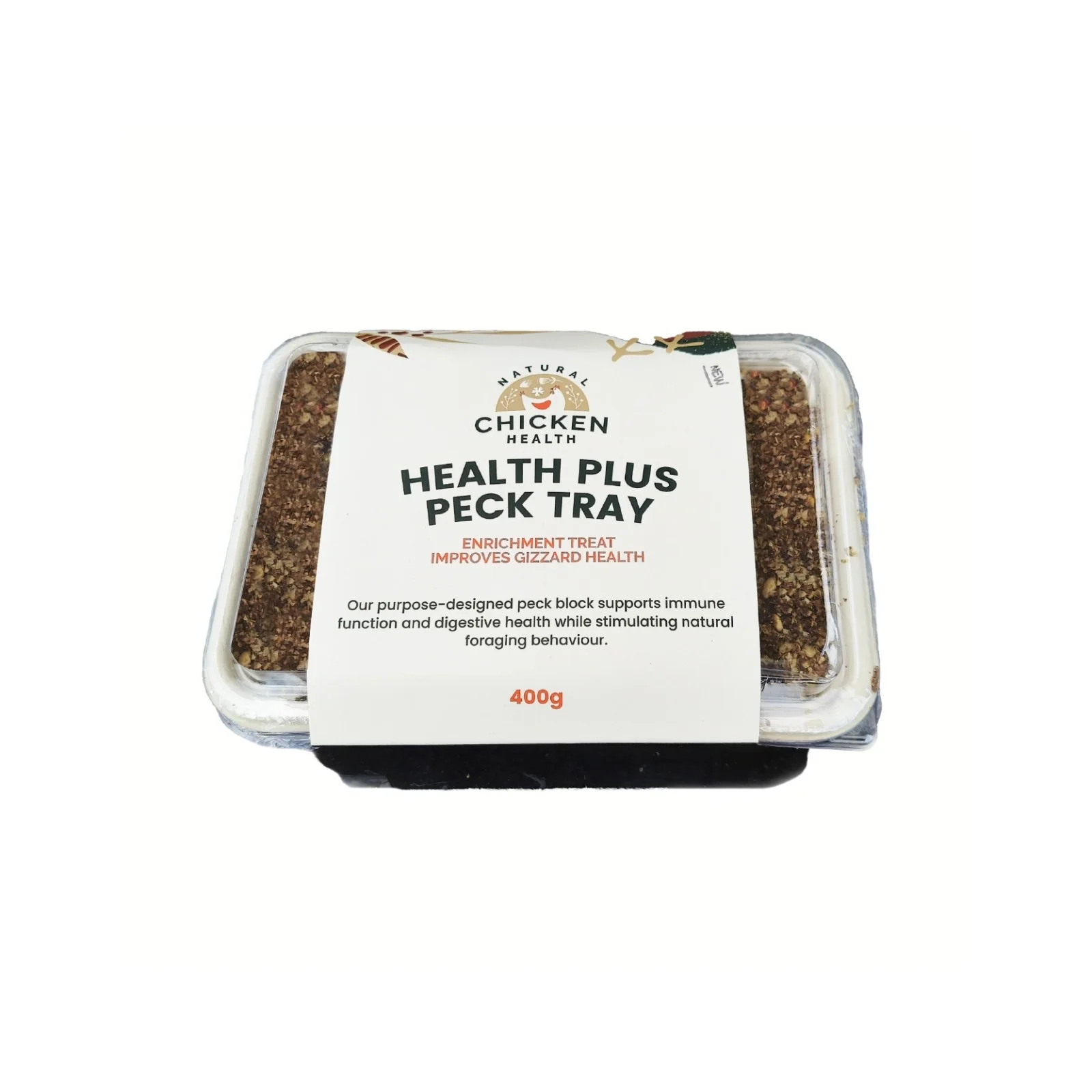 Natural Chicken Health Peck Tray Health Plus Poultry Supplement