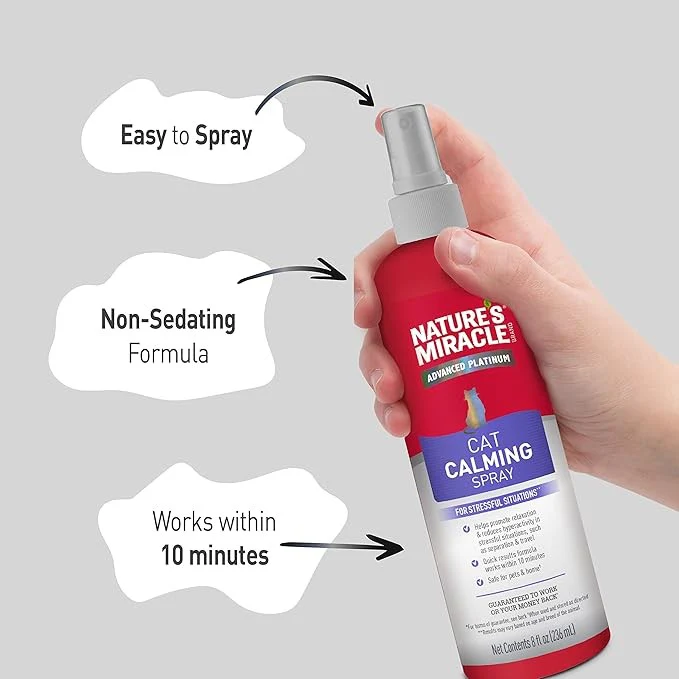 Nature's Miracle Advance Platinum Cat Calming Spray - Image 3