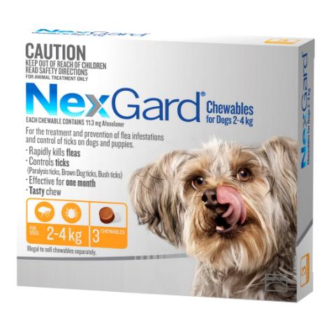 Nexgard Flea & Tick Treatment 2-4kg Dog - Image 3