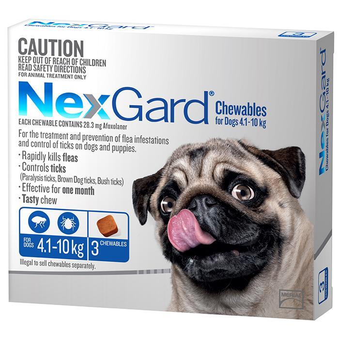 Nexgard Flea & Tick Treatment 4.1-10kg Dog - Image 5