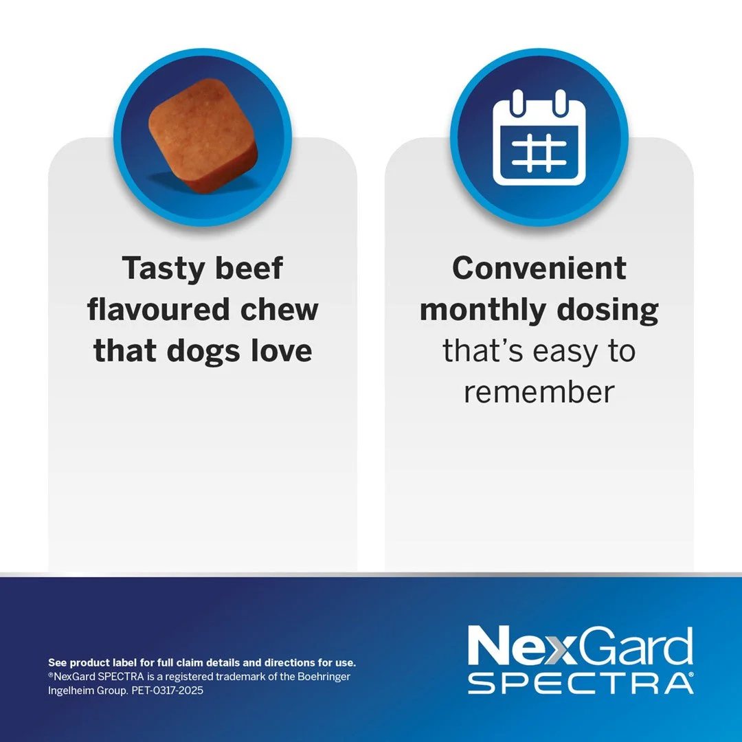 NexGard Spectra Large Breed 15.1-30kg Flea, Tick & Worming Dog Chews - Image 18