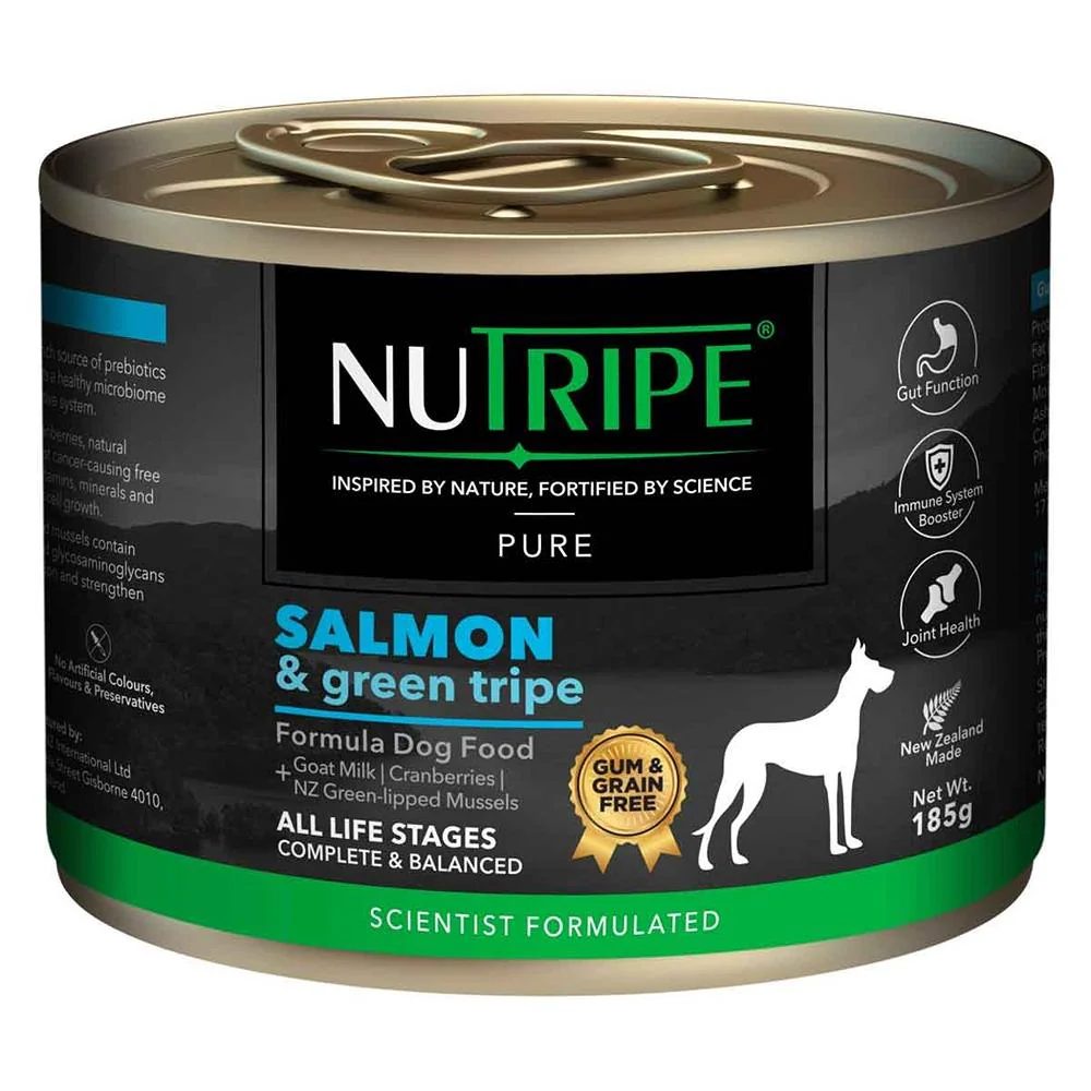 Nutripe All Life Stages Pure Salmon & Green Tripe Wet Dog Food - Image 2
