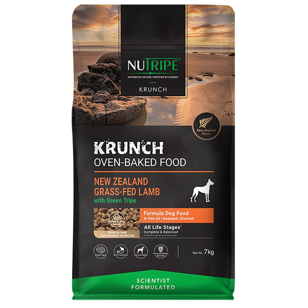 Nutripe Krunch Oven-Baked Lamb With Green Tripe Dry Dog Food - Image 2