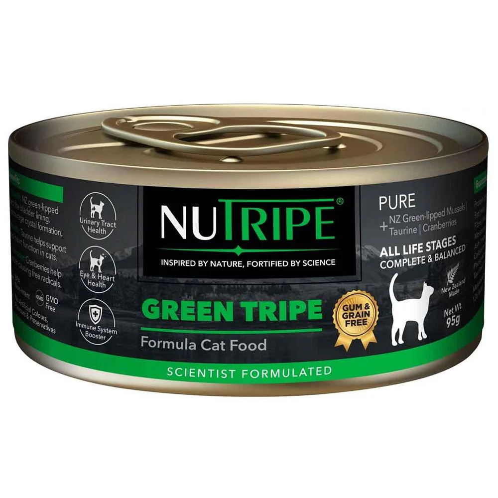Nutripe Pure All Life Stages Green Tripe Wet Cat Food