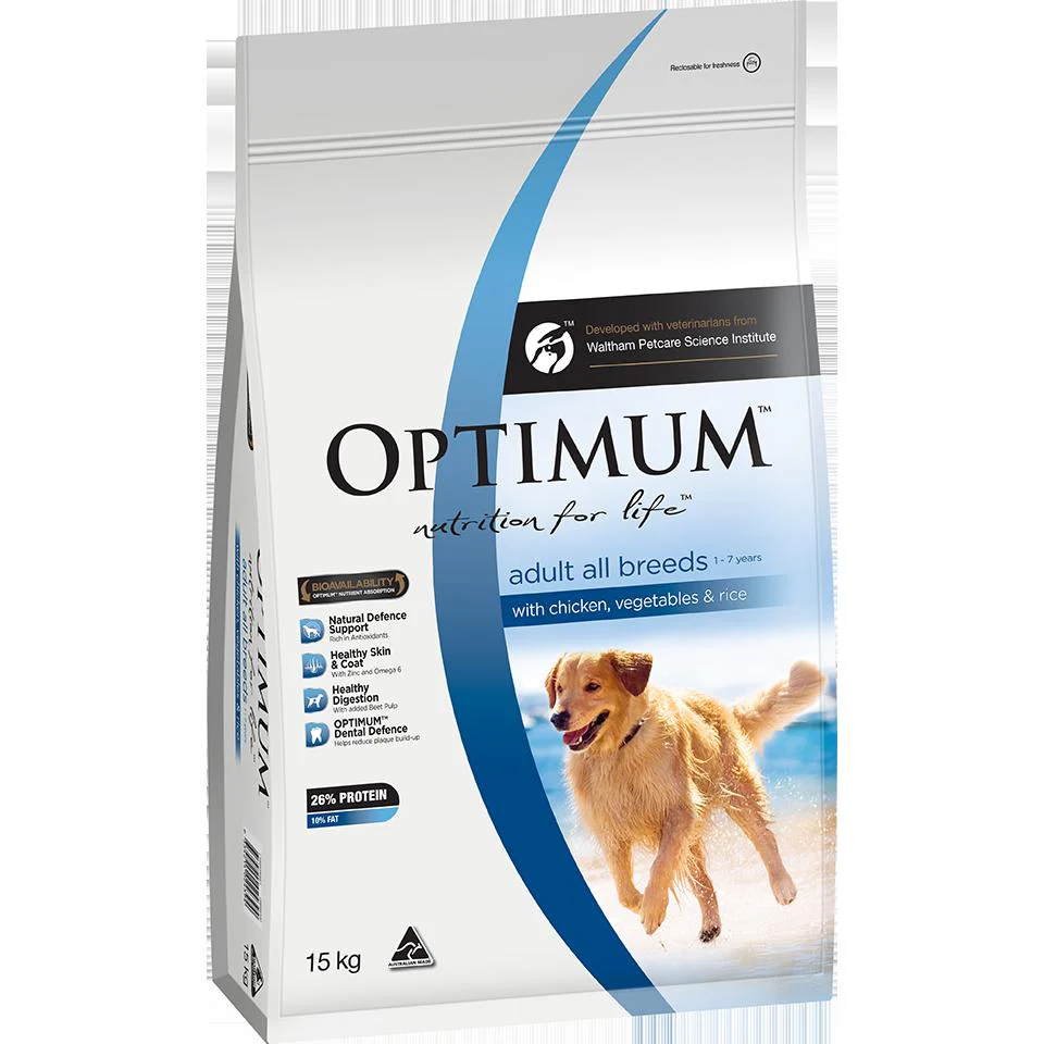 Optimum Adult Chicken, Vegetables & Rice Dry Dog Food - Image 4