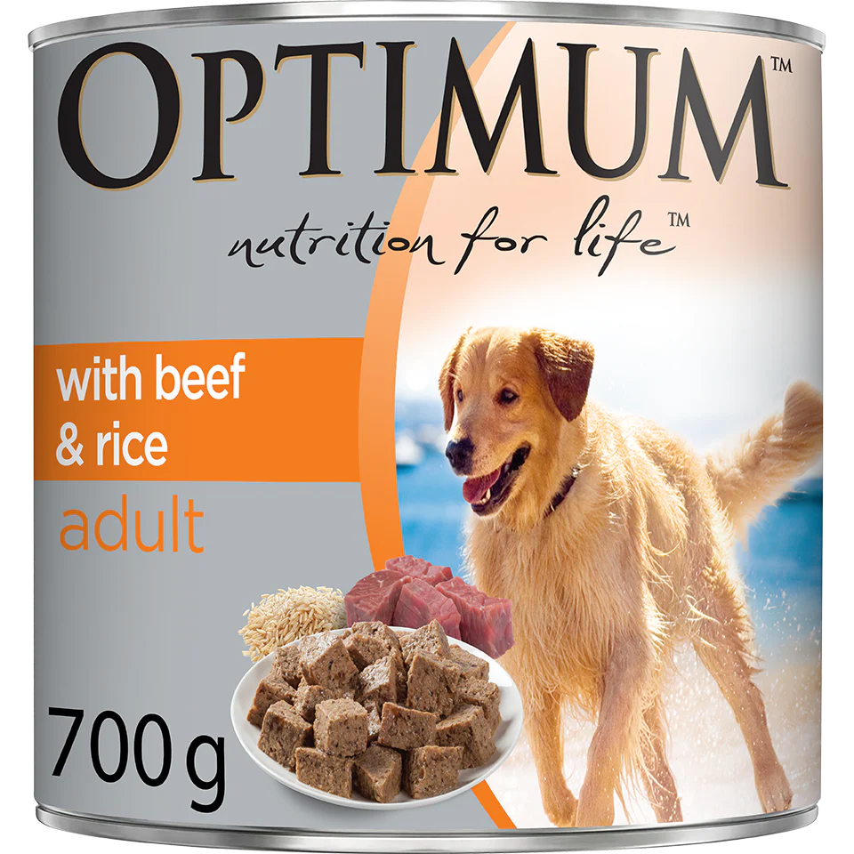 Optimum Beef, Egg & Rice Wet Dog Food 700G - Image 10