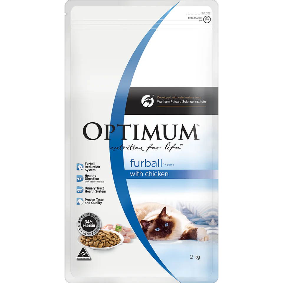 Optimum Furball Chicken Dry Cat Food