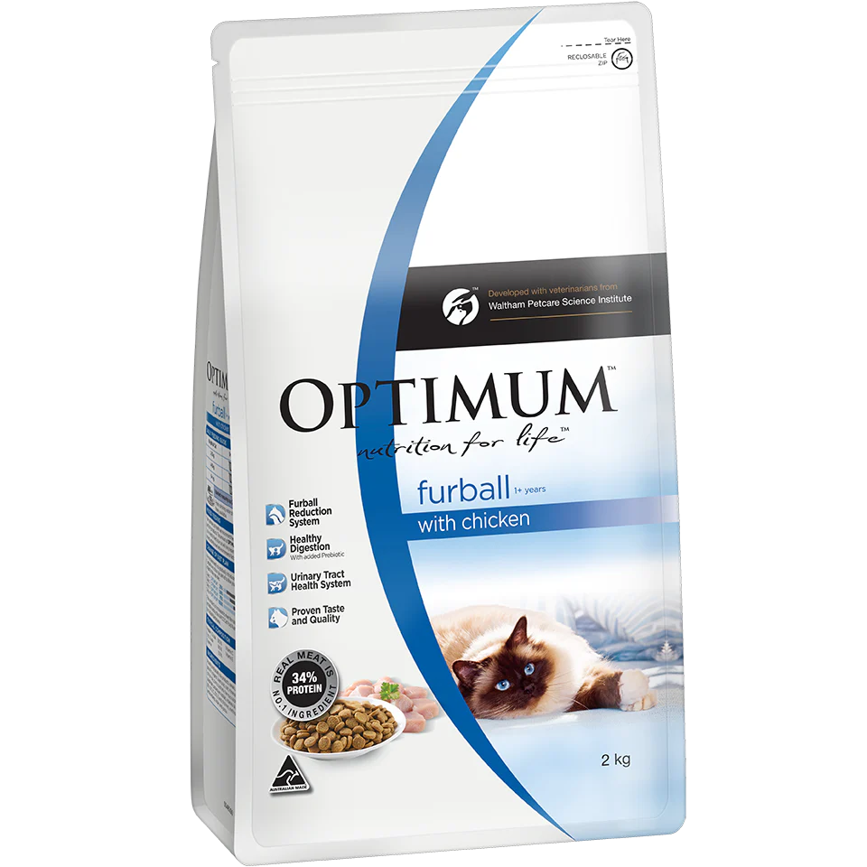Optimum Furball Chicken Dry Cat Food - Image 17