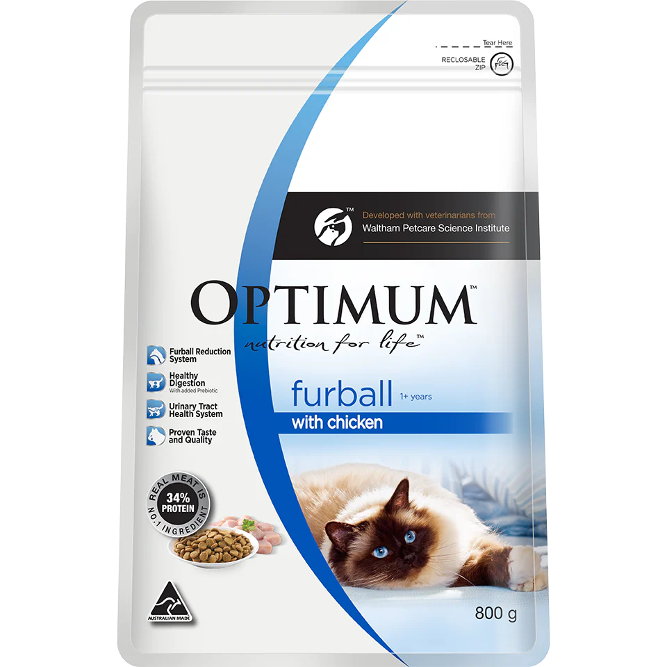 Optimum Furball Chicken Dry Cat Food - Image 20