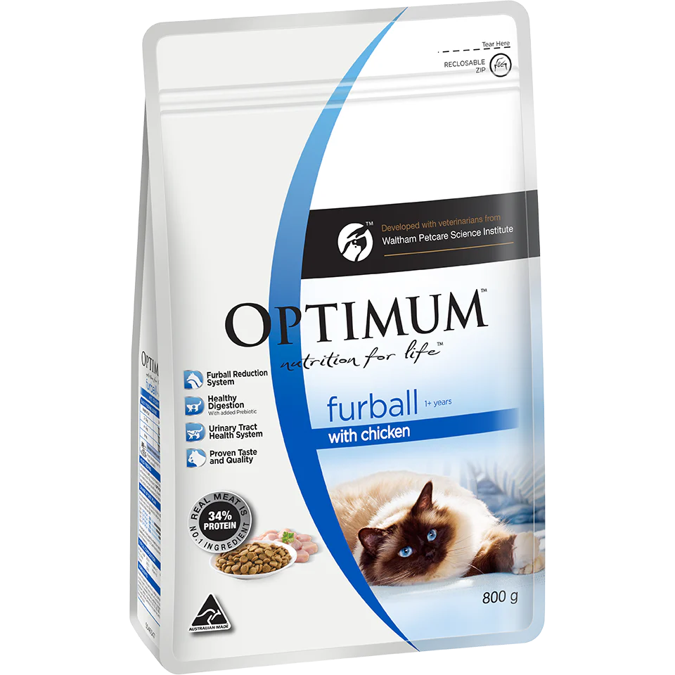 Optimum Furball Chicken Dry Cat Food - Image 25