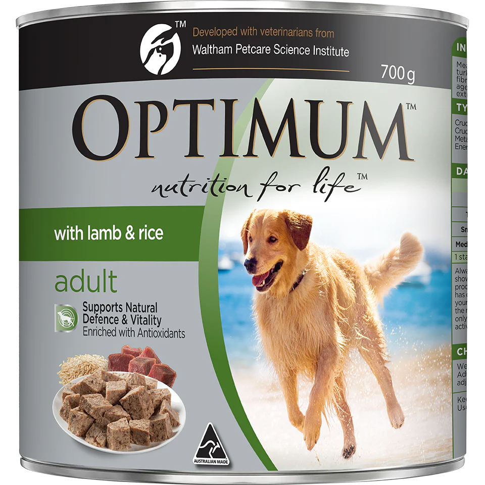 Optimum Lamb & Rice Wet Dog Food 700G - Image 8