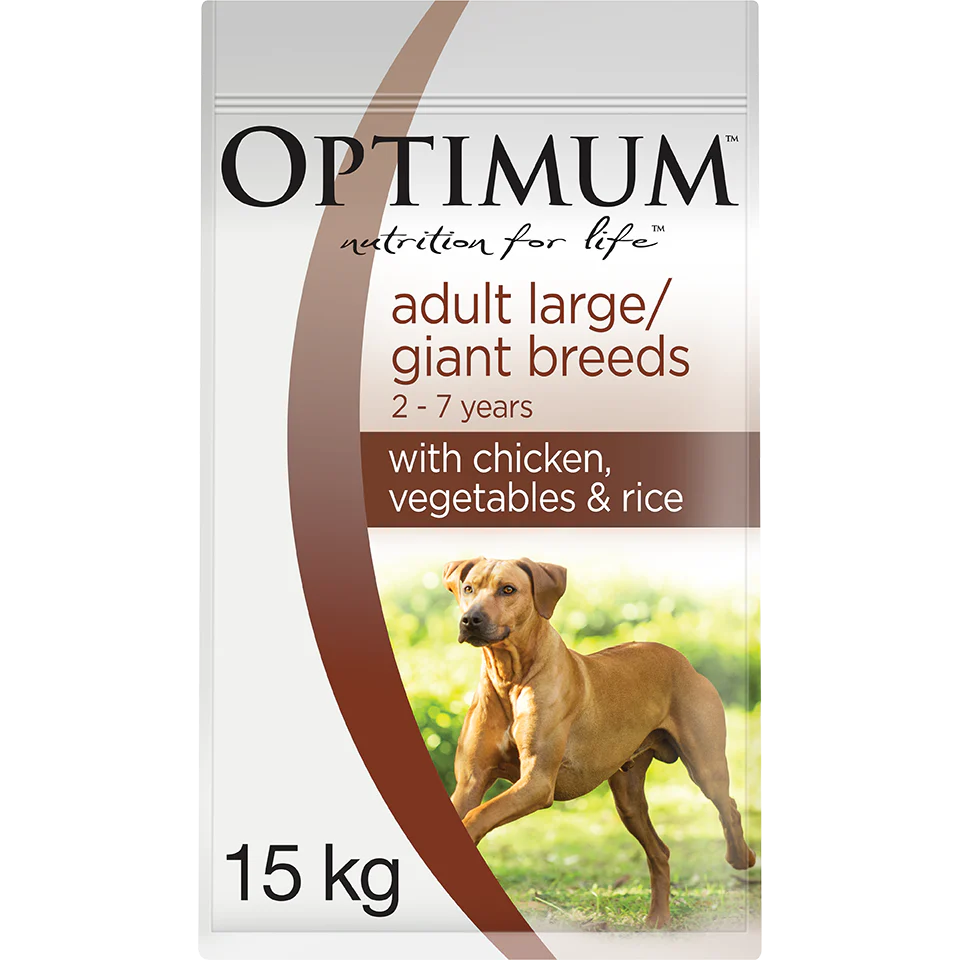 Optimum Large Breed Adult Chicken Dry Dog Food 15kg - Image 8