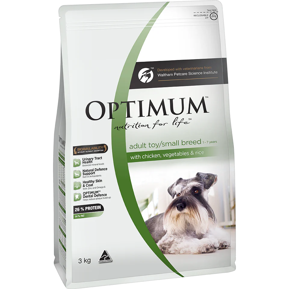 Optimum Small Breed Adult Chicken, Vegetables & Rice Dry Dog Food - Image 10