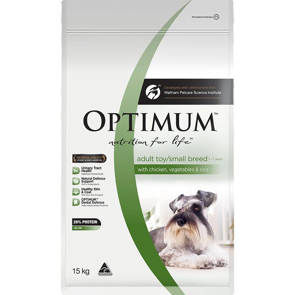 Optimum Small Breed Adult Chicken, Vegetables & Rice Dry Dog Food - Image 5