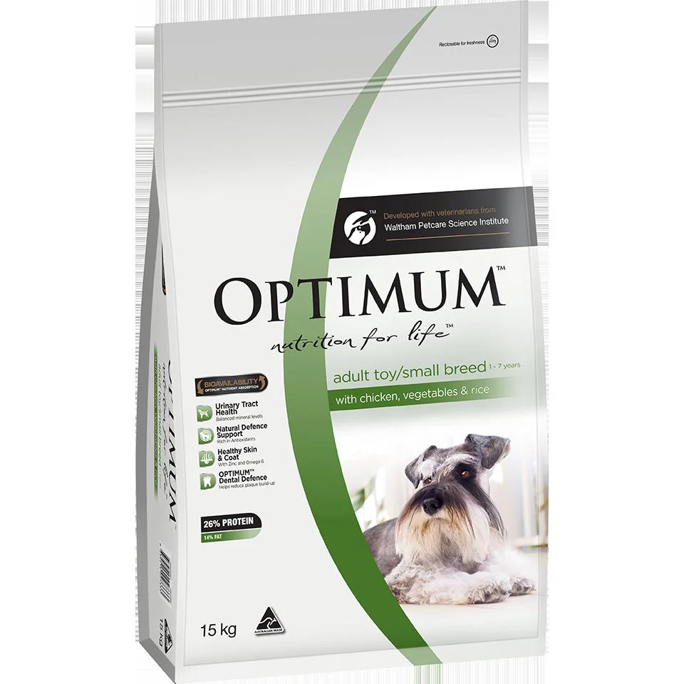 Optimum Small Breed Adult Chicken, Vegetables & Rice Dry Dog Food - Image 6