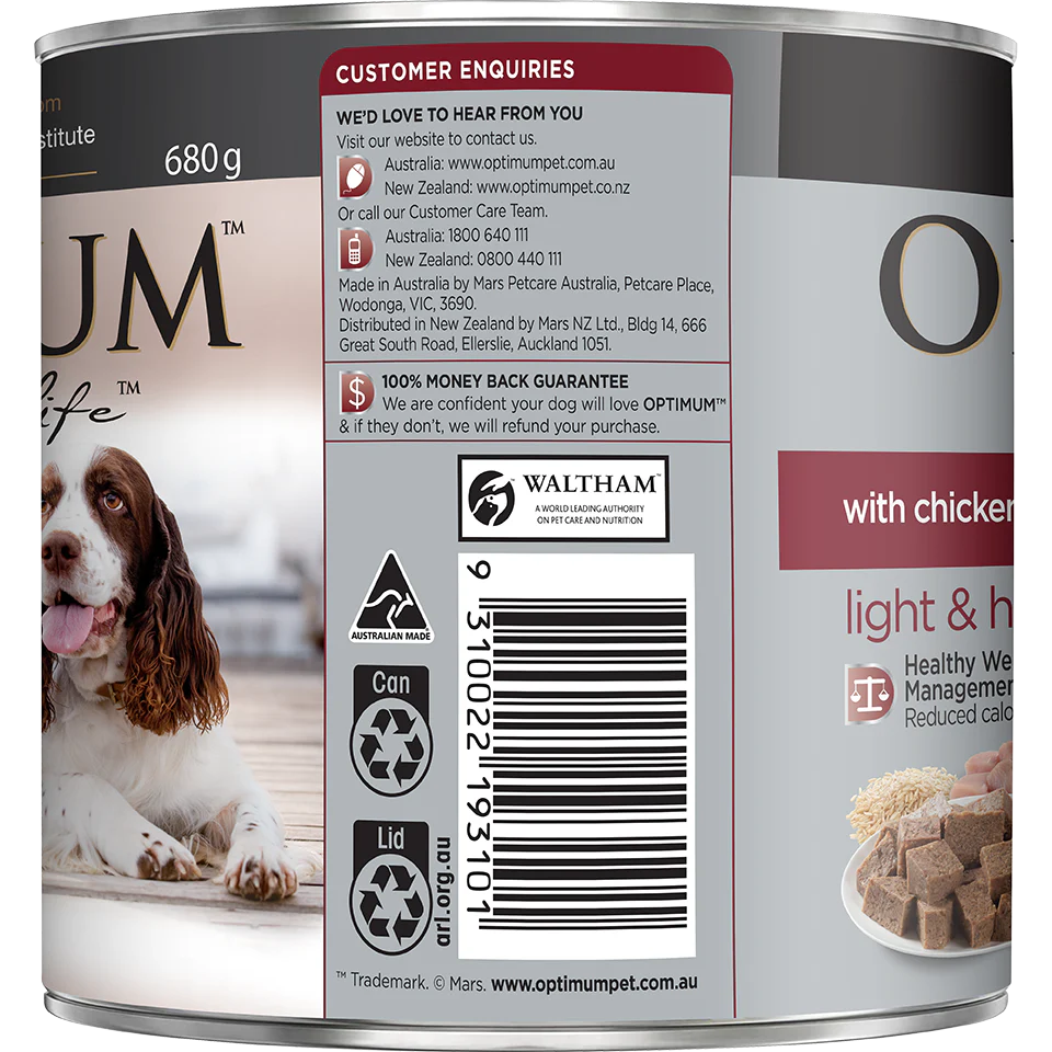 Optimum Weight Management Chicken and Rice Wet Dog Food - Image 4