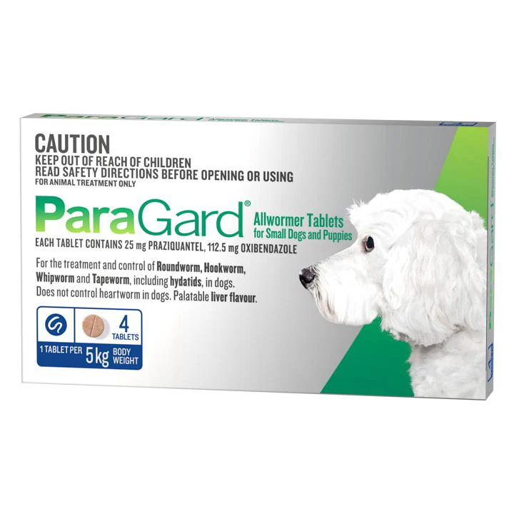 Paragard Allwormer & Puppies Small Dog 4pk - Image 2