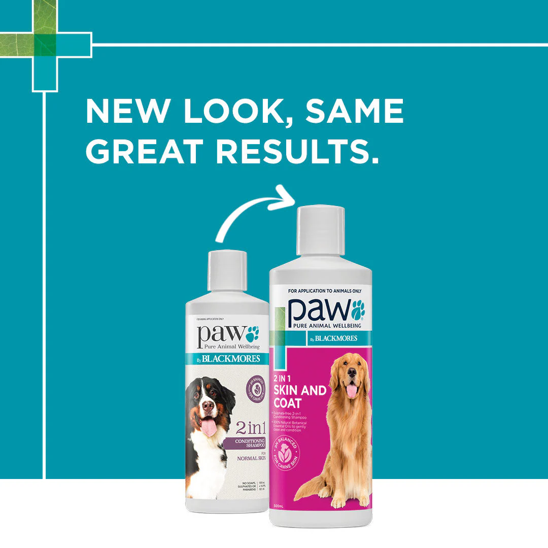 PAW 2 in 1 Conditioning Dog Shampoo 500ml - Image 18