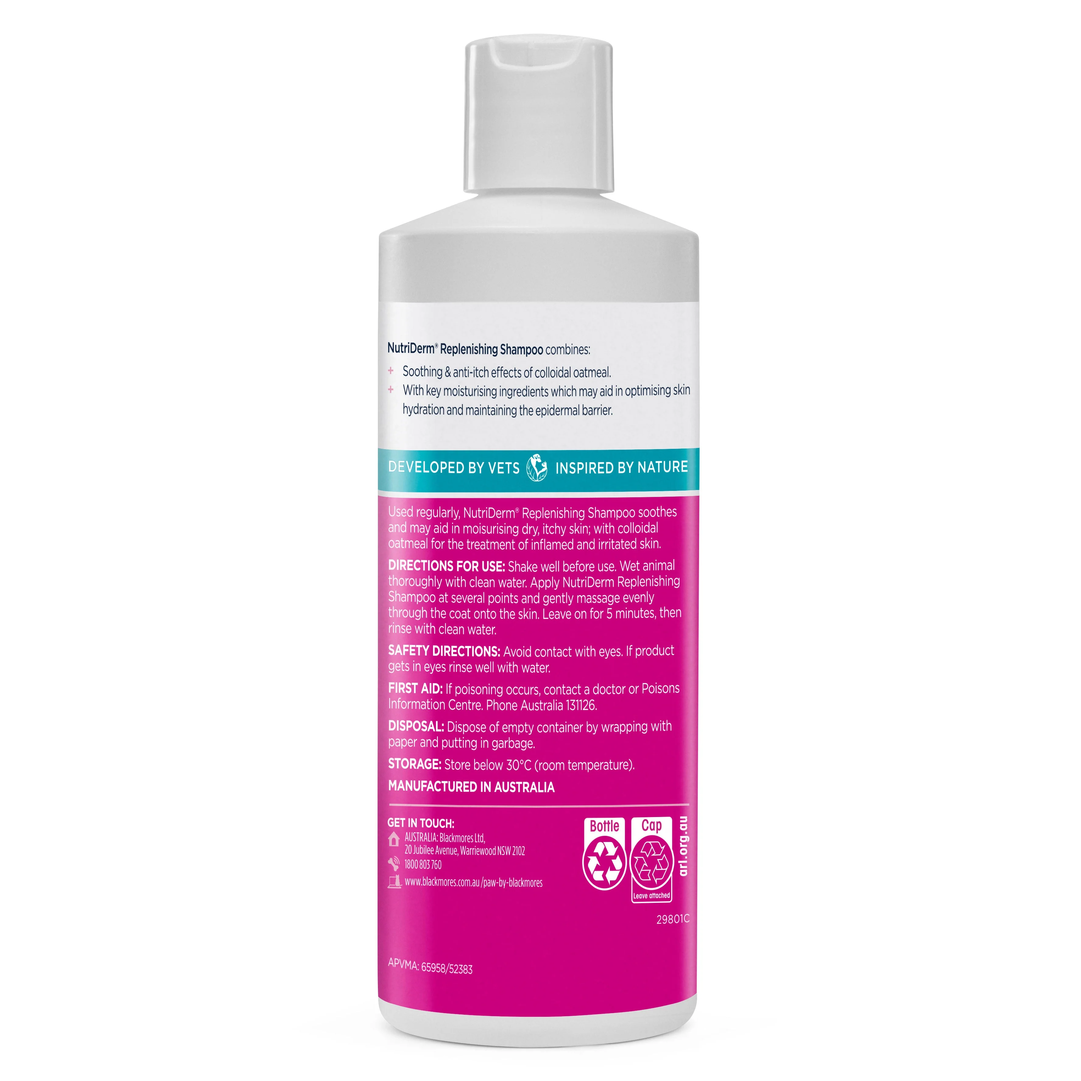 PAW Nutriderm Shampoo 500ml - Image 12