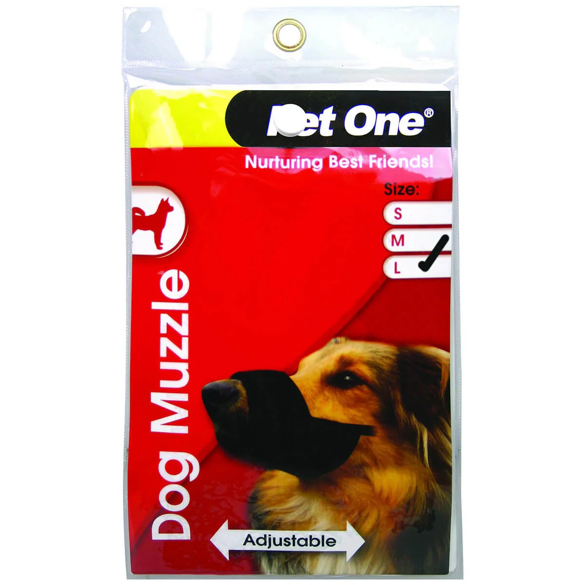 Pet One Muzzle Nylon Adjustable - Image 2