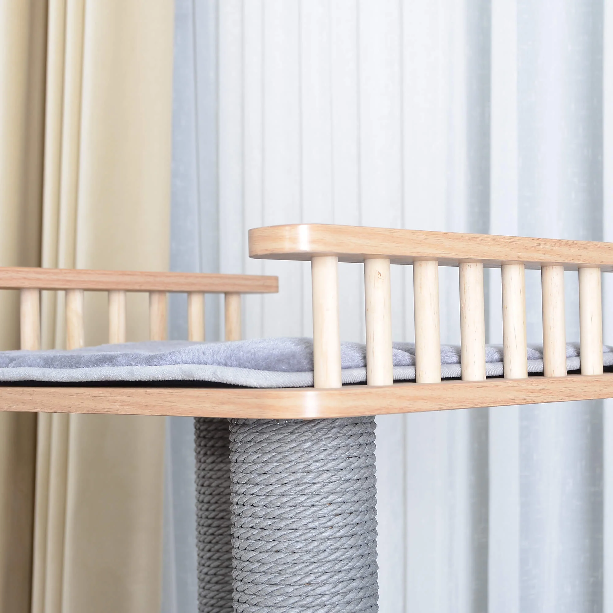 Pet Pals Wooden 5 Level Cat Tree - Image 5
