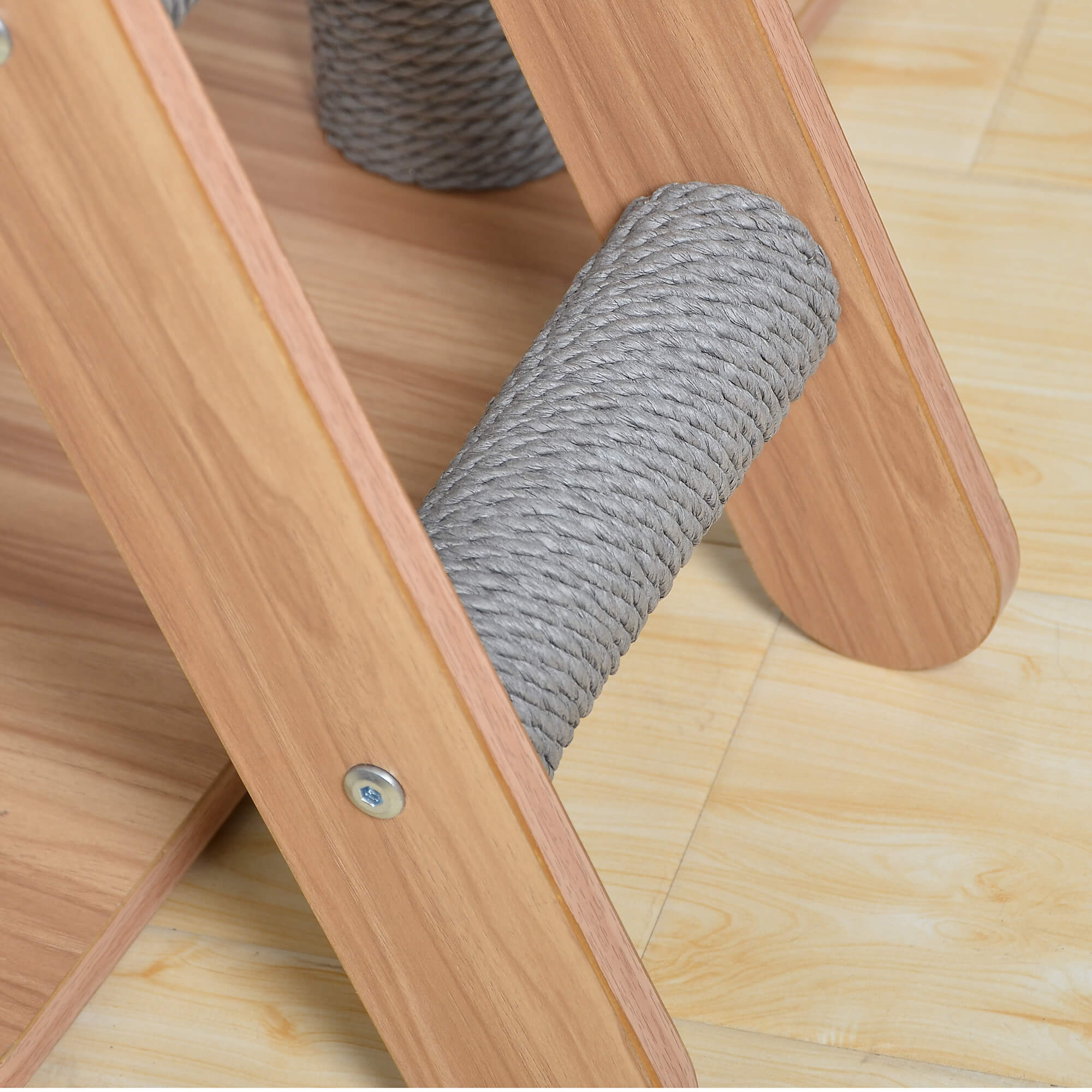 Pet Pals Wooden 5 Level Cat Tree - Image 8