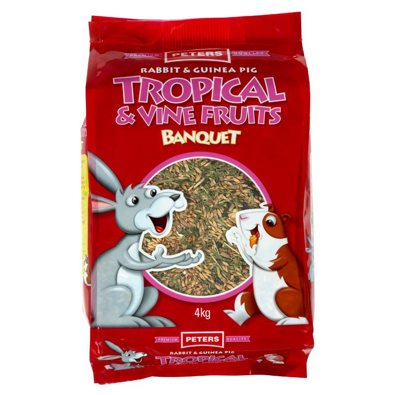 Peters Tropical & Vine Fruit Medley Rabbit and Guinea Pig Food Mix 4kg - Image 2