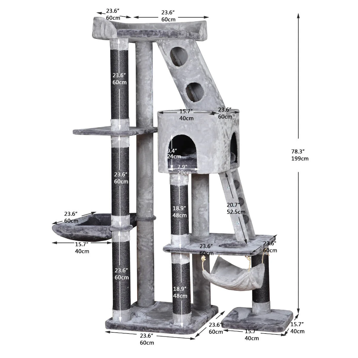 Pet Pals McMansion Cat Tree - Image 15