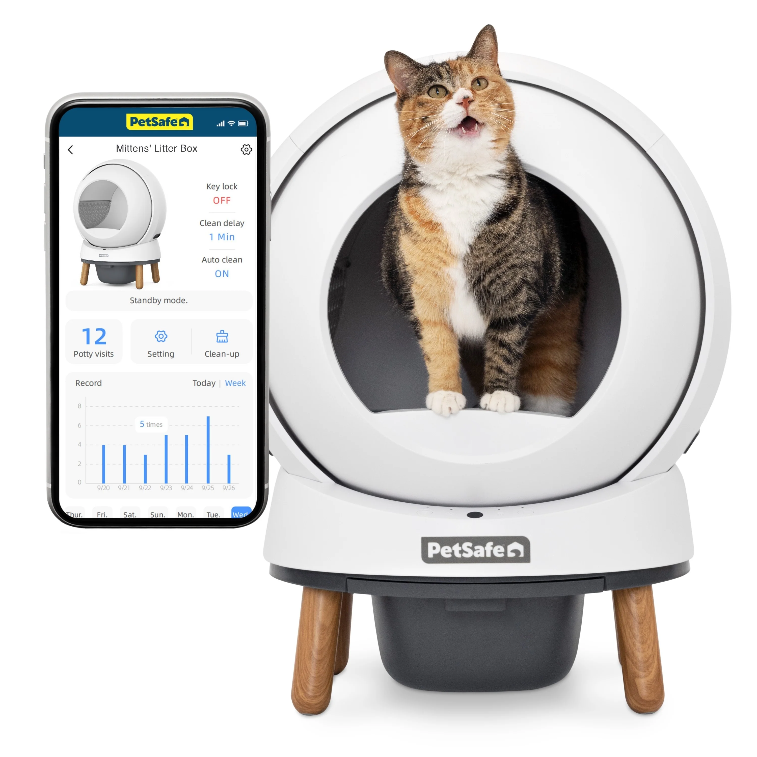 Petsafe ScoopFree SmartSpin Automatic Self Cleaning Cat Litter Box - Image 4