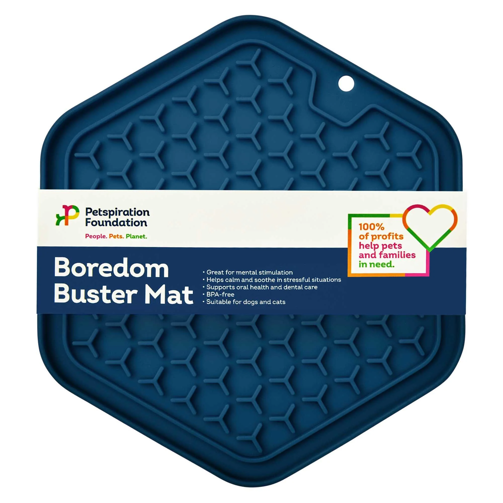 Petstock Foundation Boredom Buster Lick Mat Hexagon - Image 21