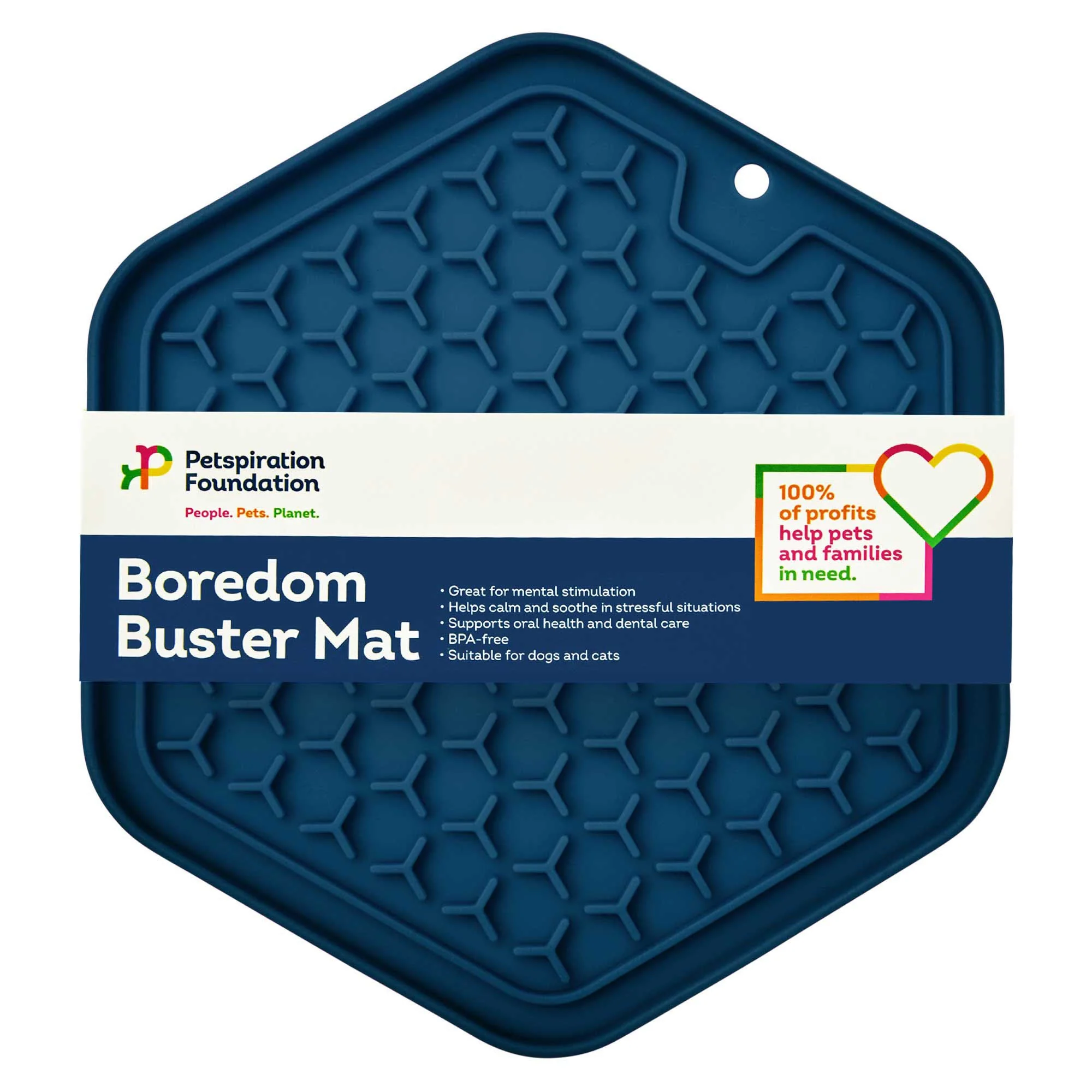 Petstock Foundation Boredom Buster Lick Mat Hexagon - Image 22