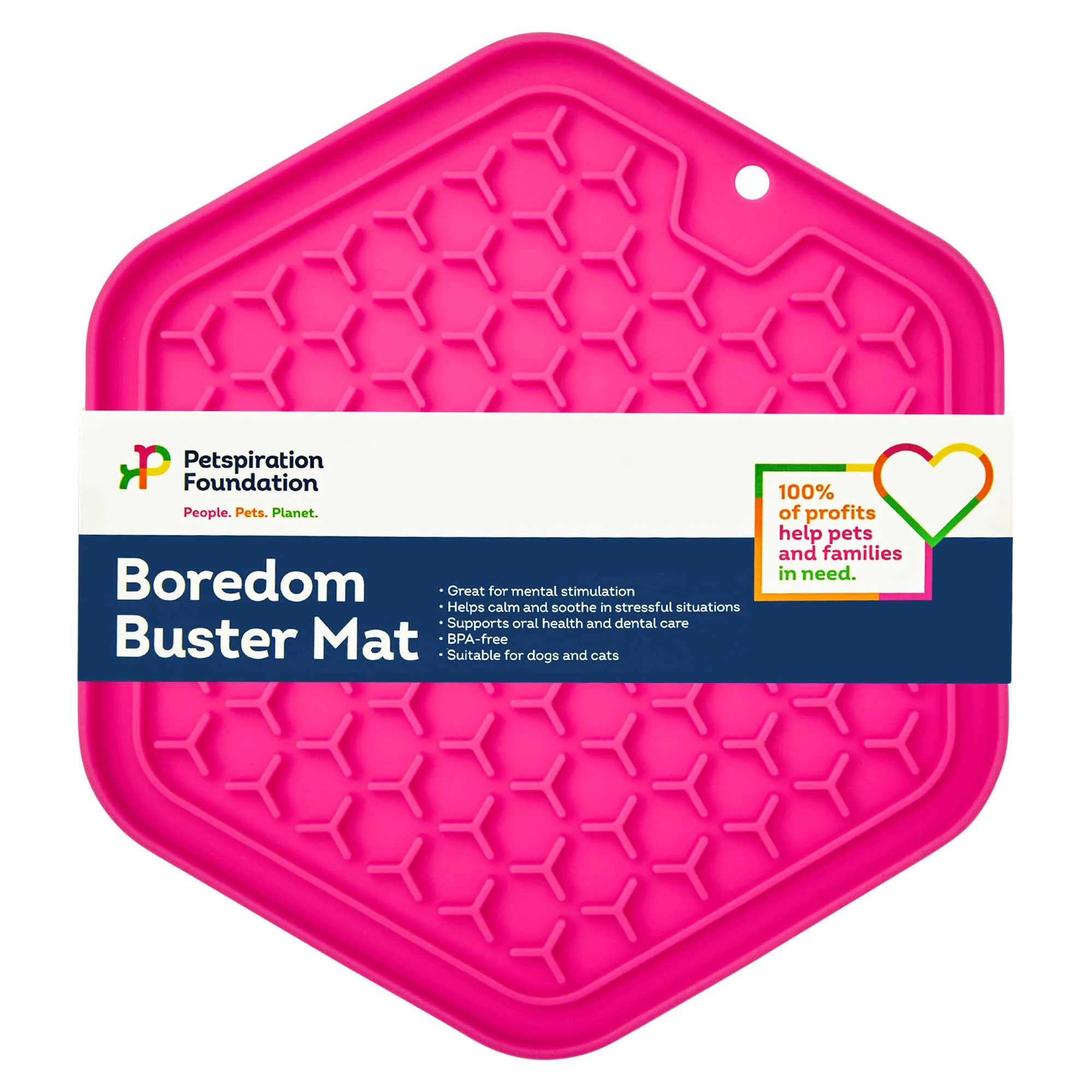 Petstock Foundation Boredom Buster Lick Mat Hexagon - Image 3